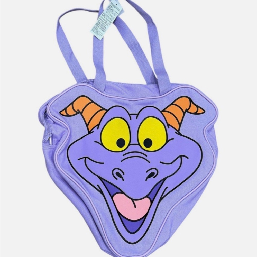 Disney Parks Walt Disney World Figment Head Canvas Bag